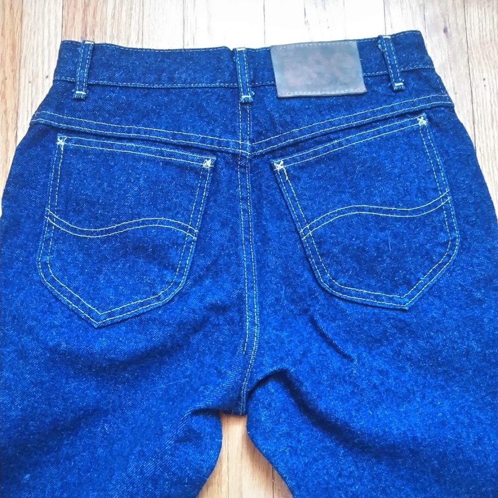 Lee Vintage Jeans Men Women Dark Wash 29x30 Union Made